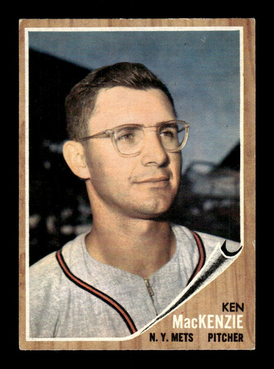 1962 Topps #421 Ken MacKenzie New York Mets EX CS26015182