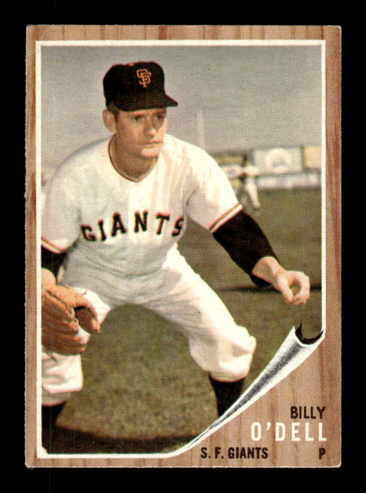 1962 Topps #429 Billy O'Dell San Francisco Giants EX CS26015188