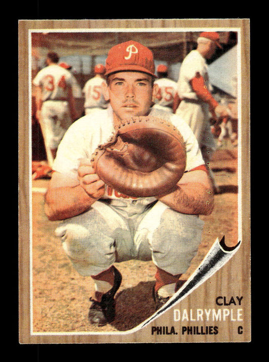 1962 Topps #434 Clay Dalrymple Philadelphia Phillies EX CS26015192