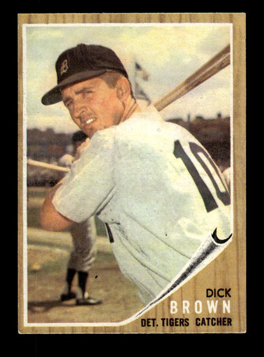 1962 Topps #438 Dick Brown Detroit Tigers EX CS26015196