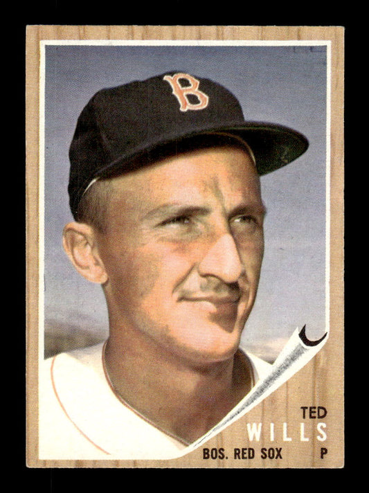 1962 Topps #444 Ted Wills Boston Red Sox EX CS26015202