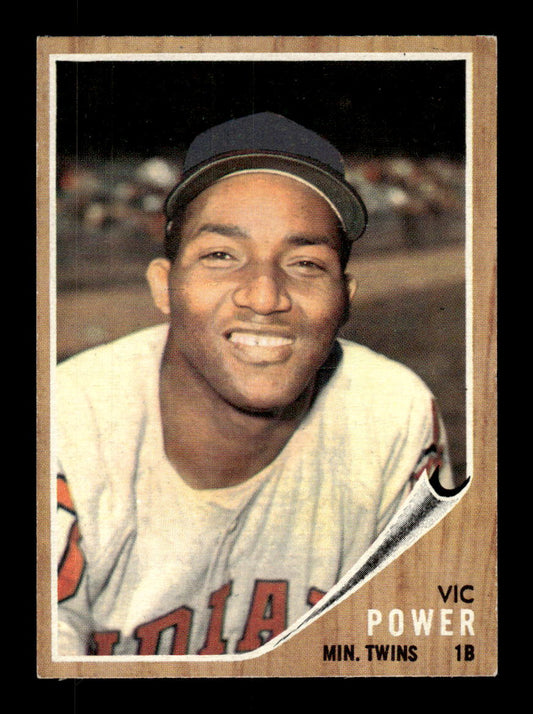 1962 Topps #445 Vic Power Minnesota Twins EX CS26015203