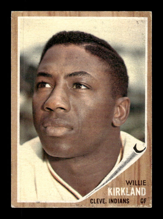 1962 Topps #447 Willie Kirkland Cleveland Indians EX CS26015205