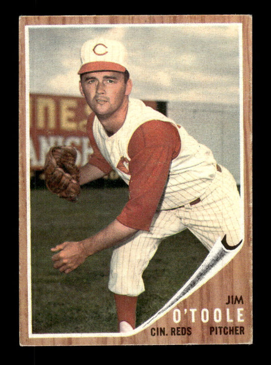 1962 Topps #450 Jim O'Toole Cincinnati Reds EX CS26015208