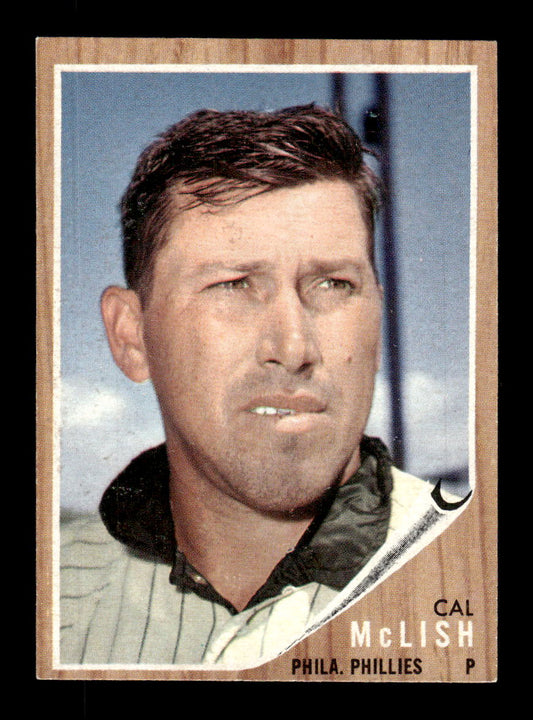 1962 Topps #453 Cal McLish Philadelphia Phillies EX CS26015211