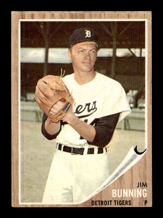 1962 Topps #460 Jim Bunning Detroit Tigers EX CS26015216