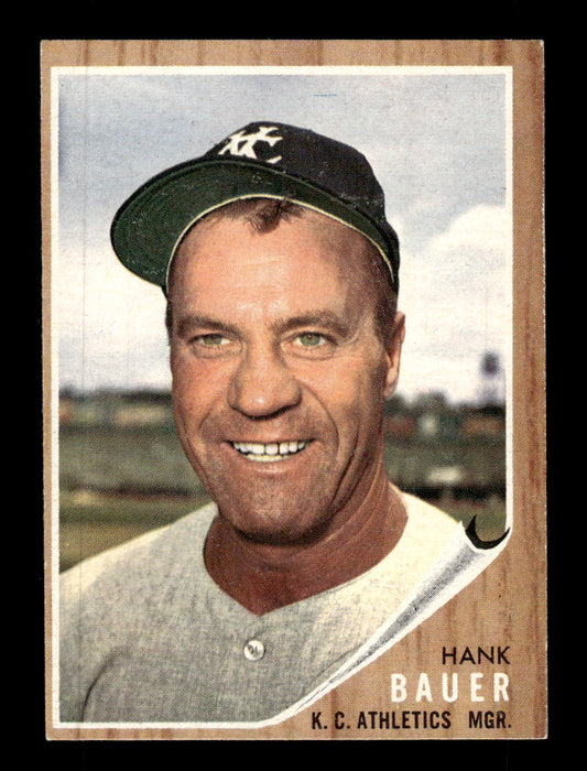 1962 Topps #463 Hank Bauer Kansas City Athletics EX CS26015219