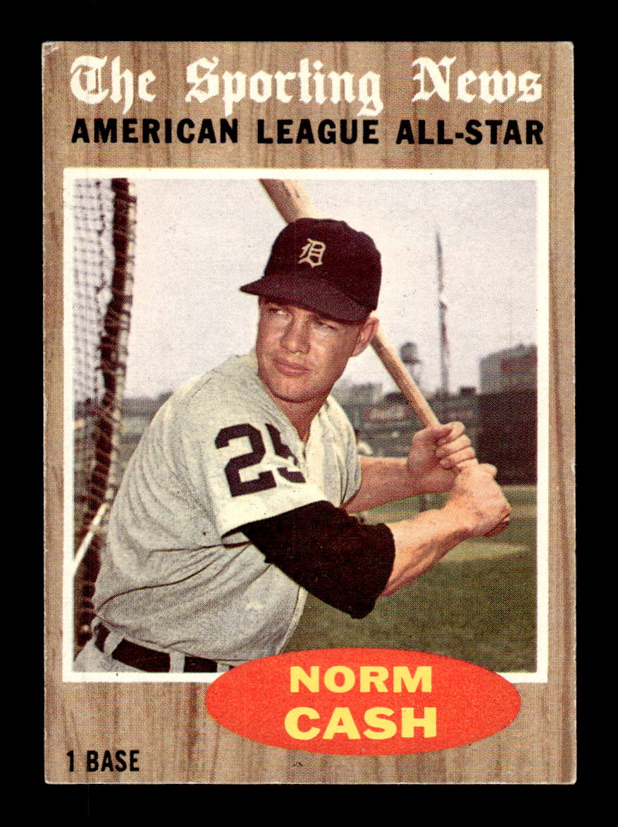 1962 Topps #466 Norm Cash Detroit Tigers EX CS26015222