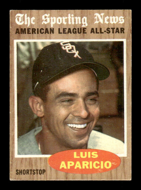 1962 Topps #469 Luis Aparicio Chicago White Sox EX CS26015225
