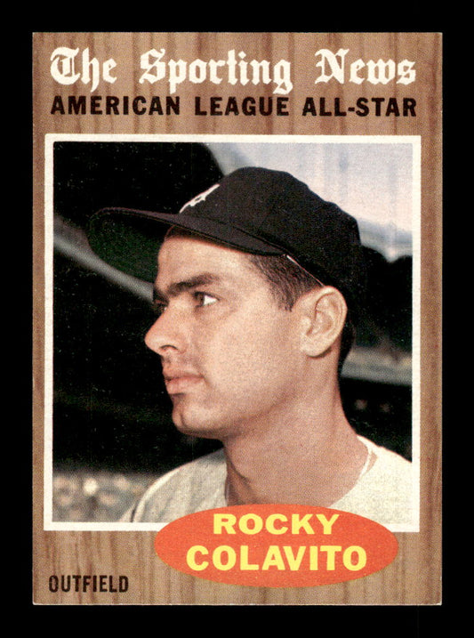 1962 Topps #472 Rocky Colavito Detroit Tigers EX CS26015226