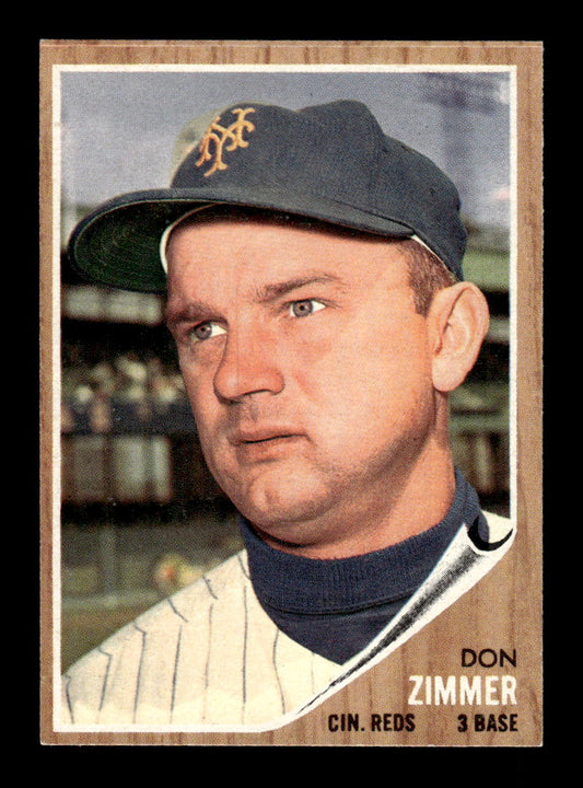 1962 Topps #478 Don Zimmer Cincinnati Reds EX CS26015231