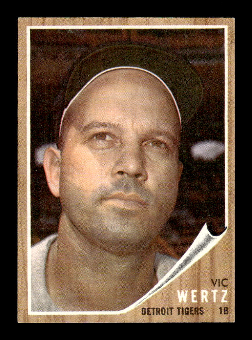 1962 Topps #481 Vic Wertz Detroit Tigers EX CS26015233