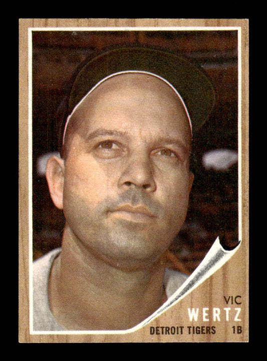 1962 Topps #481 Vic Wertz Detroit Tigers EX CS26015233