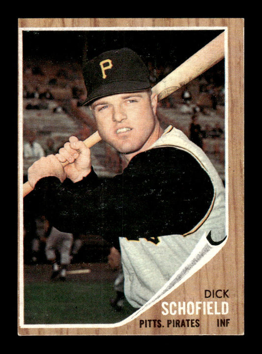 1962 Topps #484 Dick Schofield Pittsburgh Pirates EX CS26015235