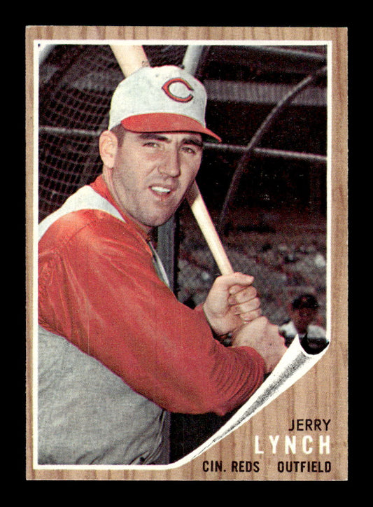 1962 Topps #487 Jerry Lynch Cincinnati Reds EX CS26015237