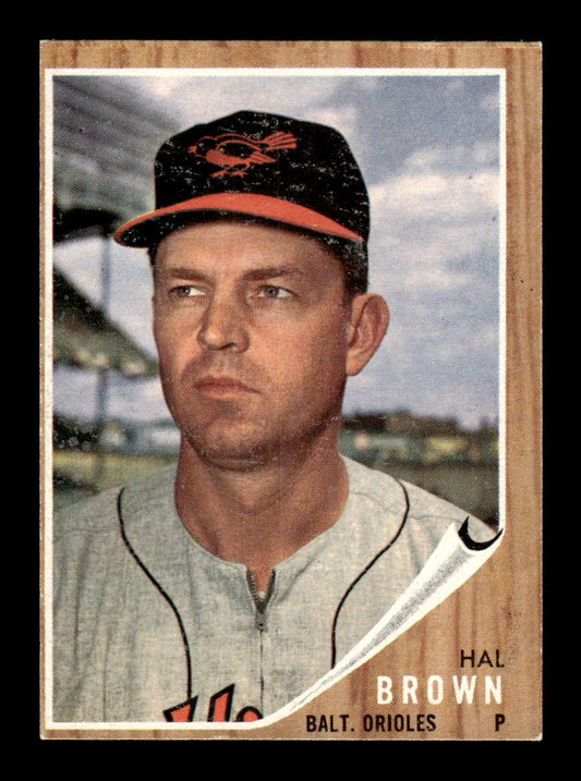 1962 Topps #488 Hal Brown Baltimore Orioles EX CS26015238