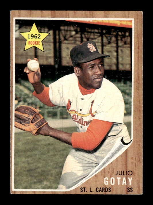 1962 Topps #489 Julio Gotay St. Louis Cardinals EX CS26015239