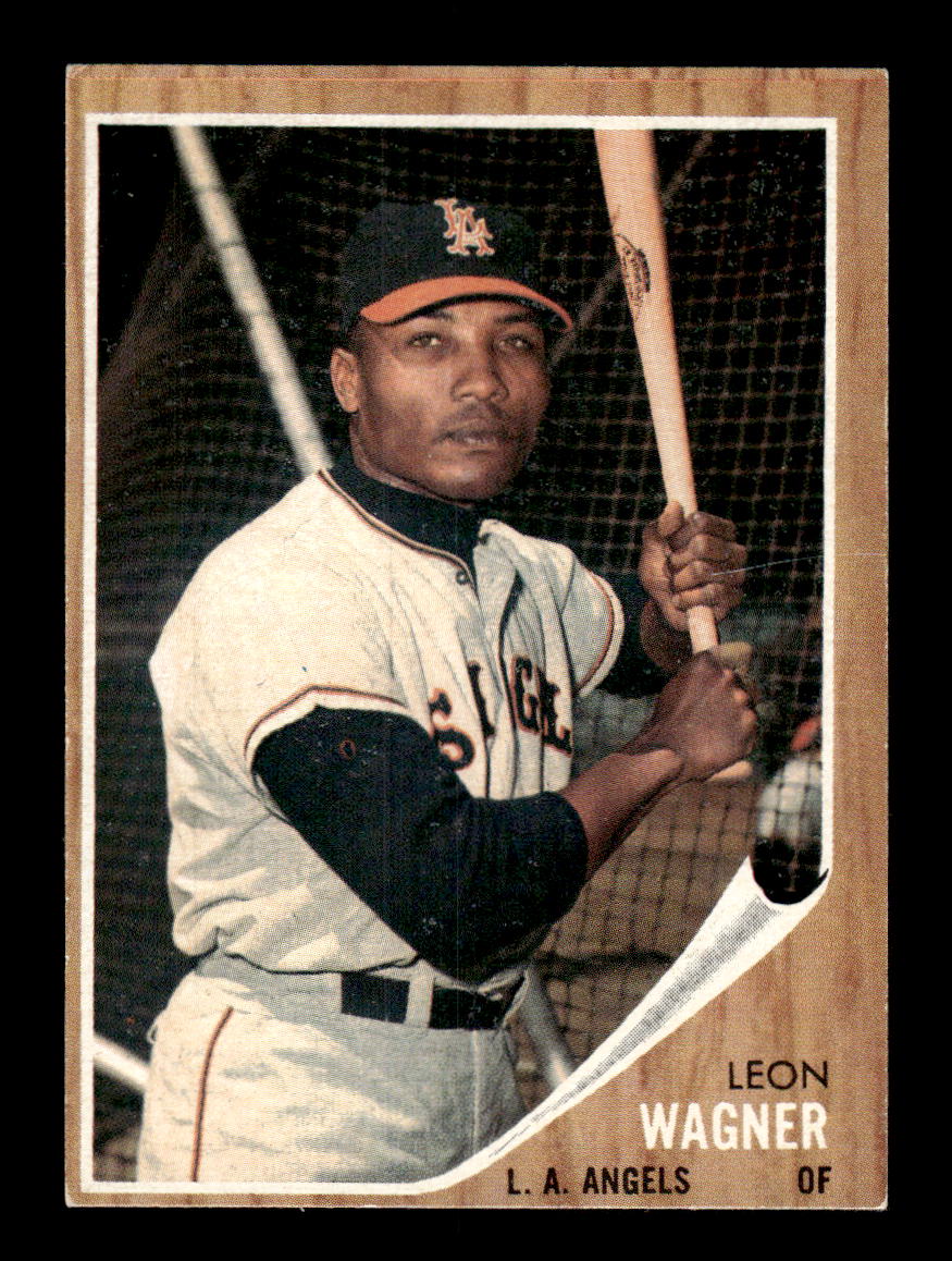 1962 Topps #491 Leon Wagner Los Angeles Angels EX CS26015240