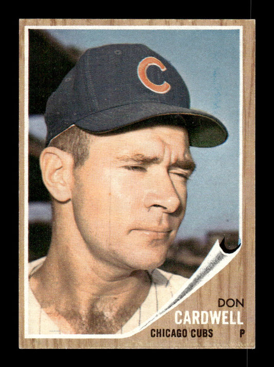 1962 Topps #495 Don Cardwell Chicago Cubs EX CS26015244