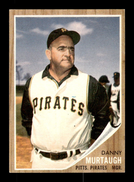 1962 Topps #503 Danny Murtaugh Pittsburgh Pirates EX CS26015251