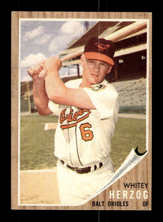 1962 Topps #513 Whitey Herzog Baltimore Orioles EX CS26015259