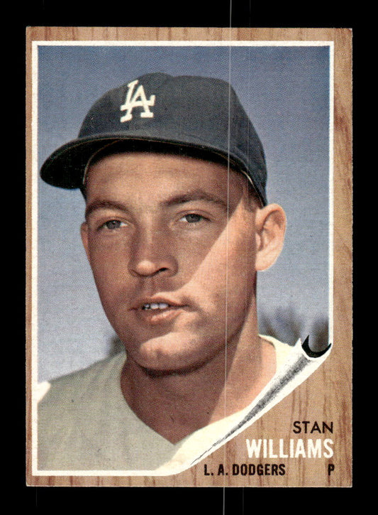 1962 Topps #515 Stan Williams Los Angeles Dodgers EX CS26015261