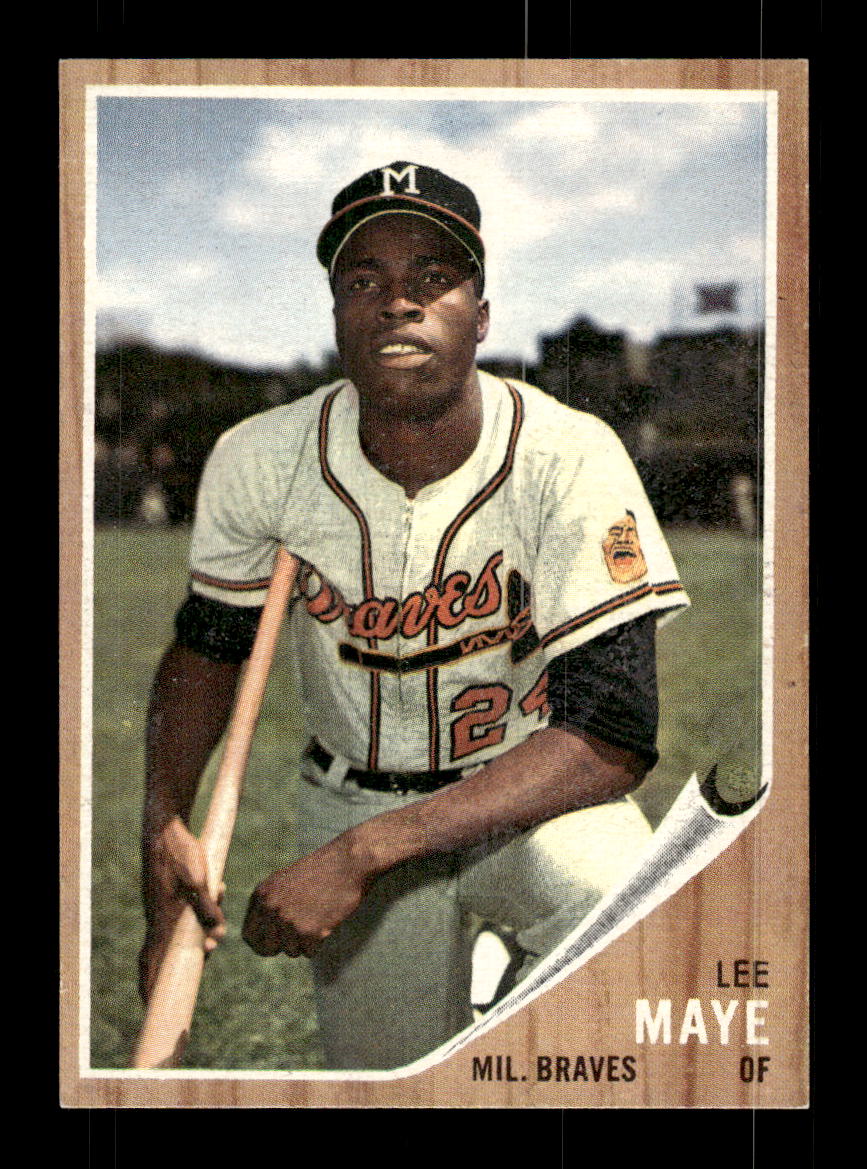 1962 Topps #518 Lee Maye Milwaukee Braves EX CS26015264