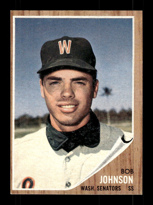 1962 Topps #519 Bob Johnson Washington Senators EX CS26015265