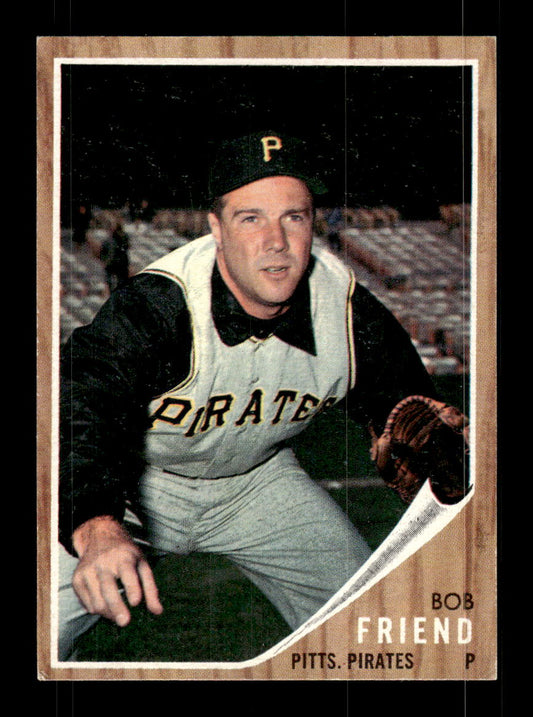 1962 Topps #520 Bob Friend Pittsburgh Pirates EX CS26015266