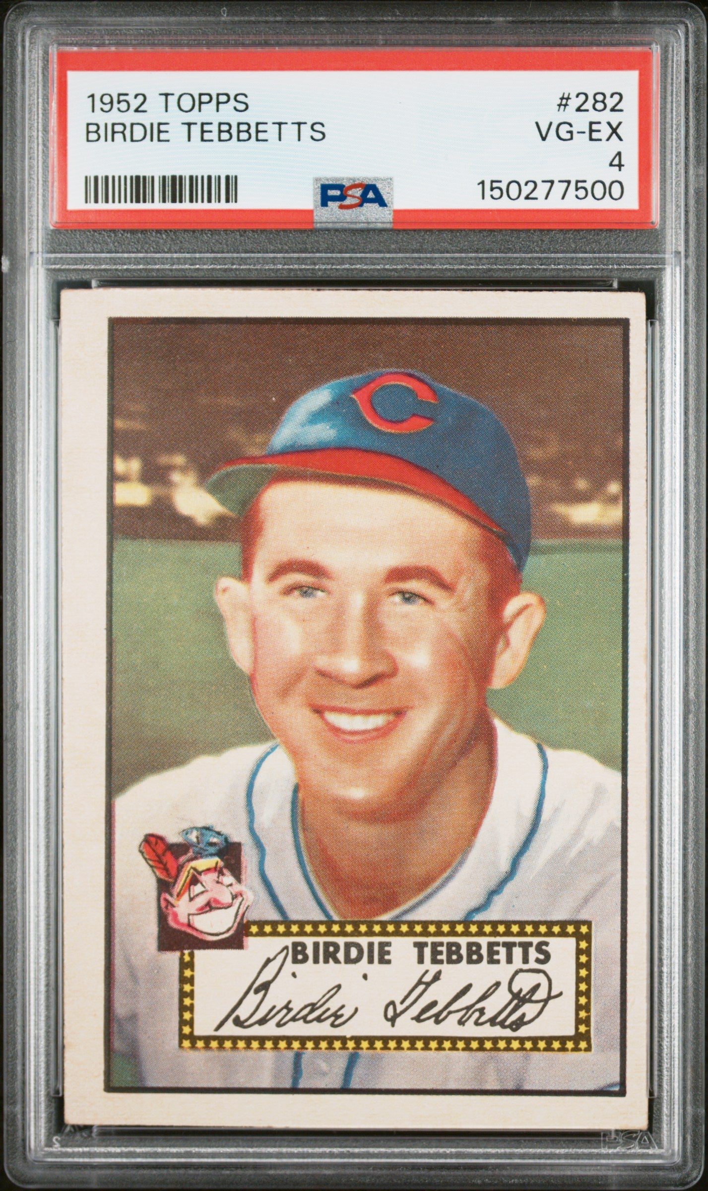 1952 Topps #282 Birdie Tebbetts PSA 4 SN 150277500