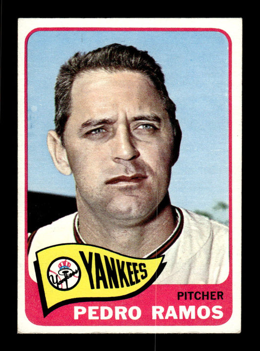1965 Topps #13 Pedro Ramos New York Yankees EXMT CS26015314