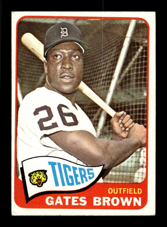 1965 Topps #19 Gates Brown Detroit Tigers EXMT CS26015319
