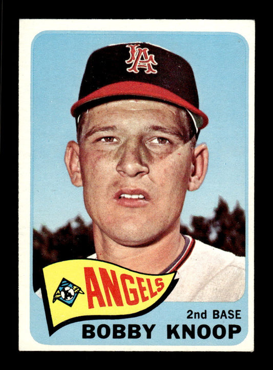 1965 Topps #26 Bobby Knoop Los Angeles Angels EXMT CS26015326