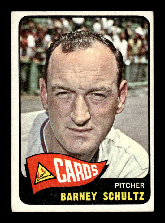 1965 Topps #28 Barney Schultz St. Louis Cardinals EXMT CS26015328