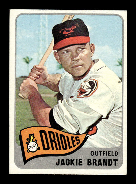 1965 Topps #33 Jackie Brandt Baltimore Orioles EXMT CS26015333