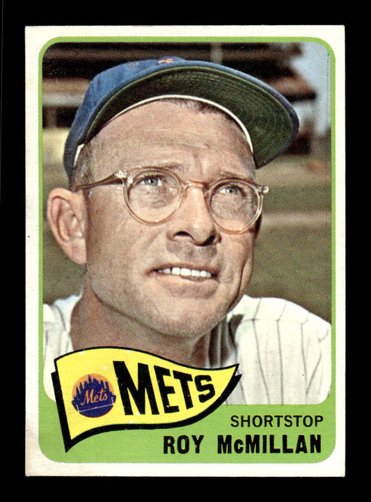 1965 Topps #45 Roy McMillan New York Mets EXMT CS26015345