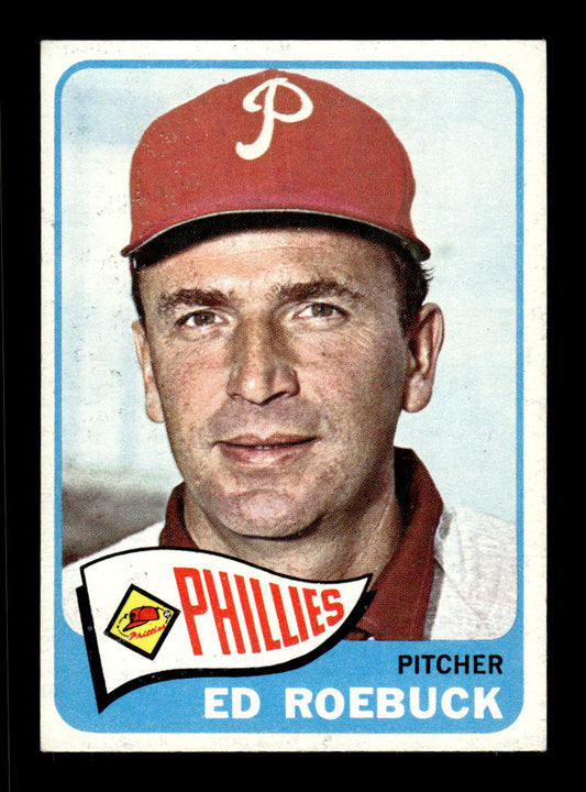 1965 Topps #52 Ed Roebuck Philadelphia Phillies EXMT CS26015351