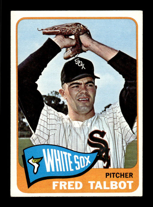 1965 Topps #58 Fred Talbot Chicago White Sox EXMT CS26015356