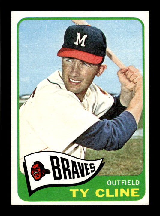 1965 Topps #63 Ty Cline Milwaukee Braves EXMT CS26015361