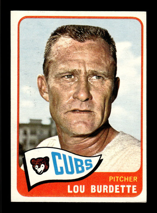1965 Topps #64 Lew Burdette Chicago Cubs EXMT CS26015362