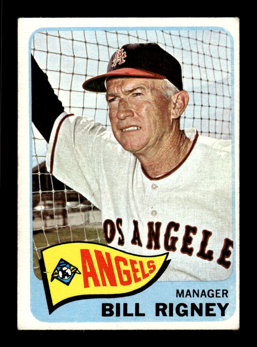 1965 Topps #66 Bill Rigney Los Angeles Angels EXMT CS26015363