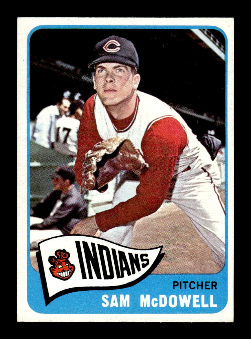 1965 Topps #76 Sam McDowell Cleveland Indians EXMT CS26015372