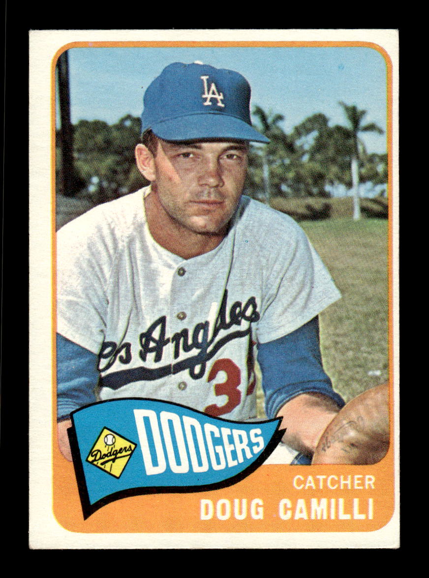 1965 Topps #77 Doug Camilli Los Angeles Dodgers EXMT CS26015373