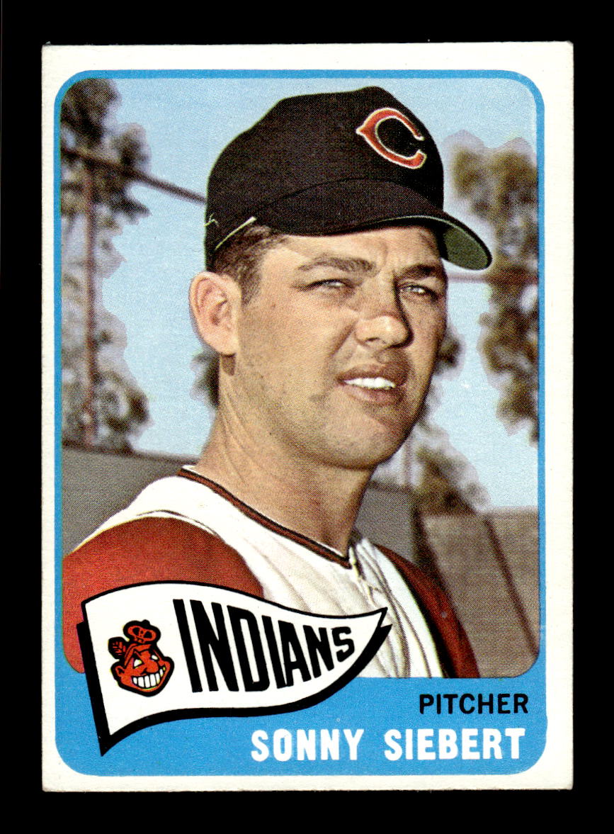 1965 Topps #96 Sonny Siebert Cleveland Indians EXMT CS26015389