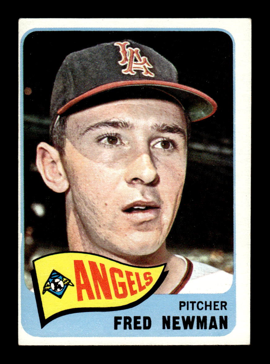 1965 Topps #101 Fred Newman Los Angeles Angels EXMT CS26015394