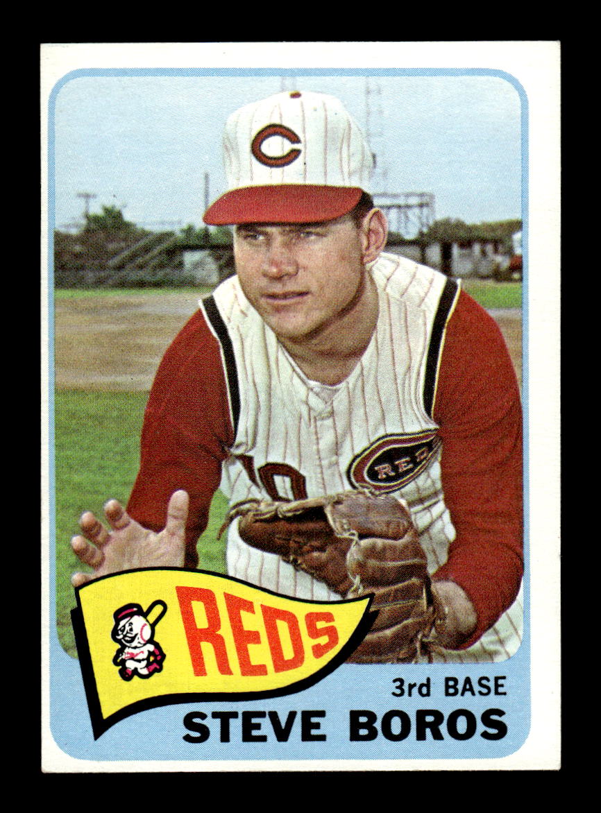 1965 Topps #102 Steve Boros Cincinnati Reds EXMT CS26015395
