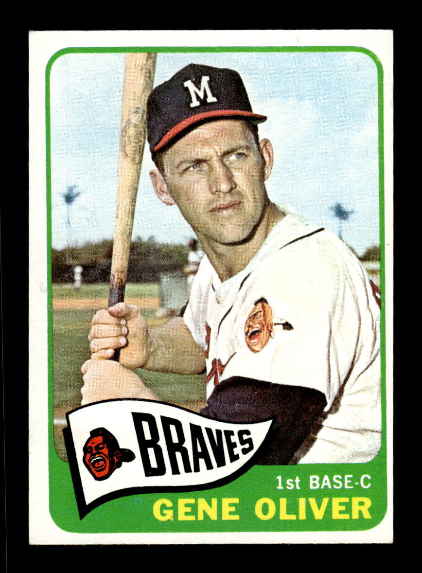 1965 Topps #106 Gene Oliver Milwaukee Braves EXMT CS26015399
