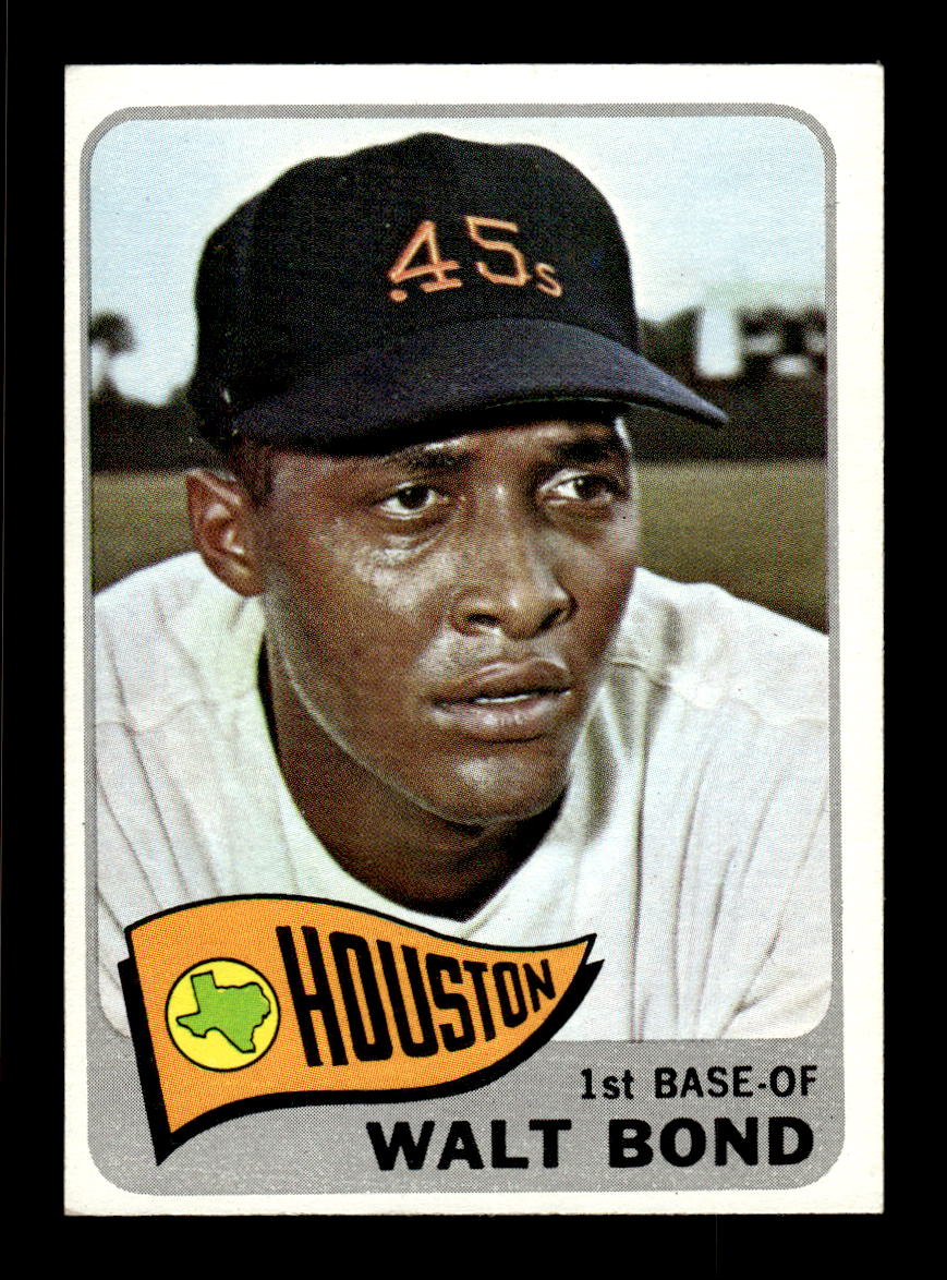 1965 Topps #109 Walt Bond Houston Colt .45s EXMT CS26015401