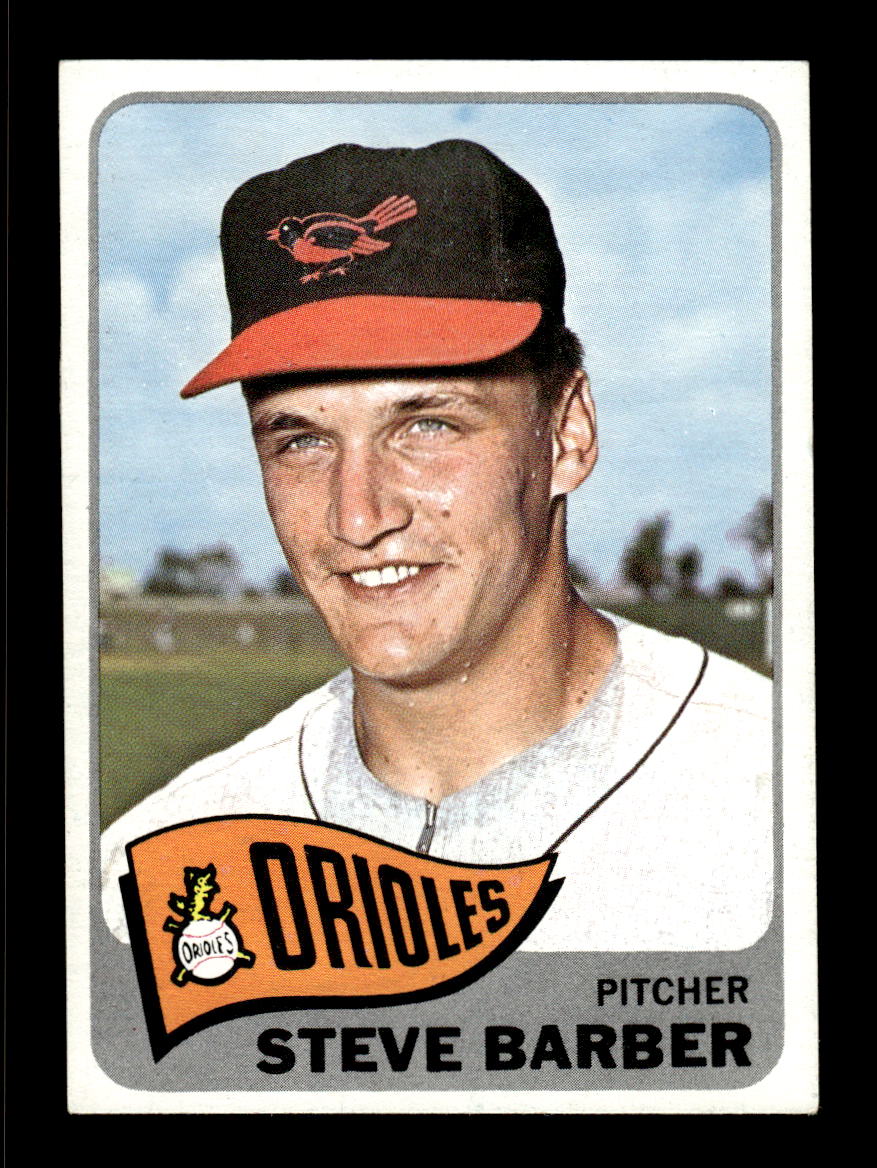 1965 Topps #113 Steve Barber Baltimore Orioles EXMT CS26015404