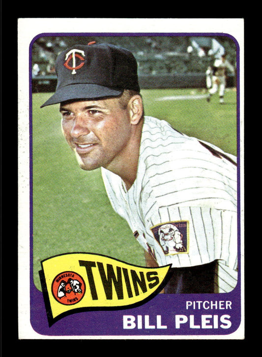 1965 Topps #122 Bill Pleis Minnesota Twins EXMT CS26015409
